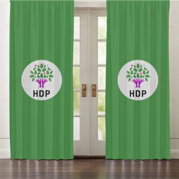 Ye�il HDP Halklar�n Demokratik Partisi Perde ve Perdeler