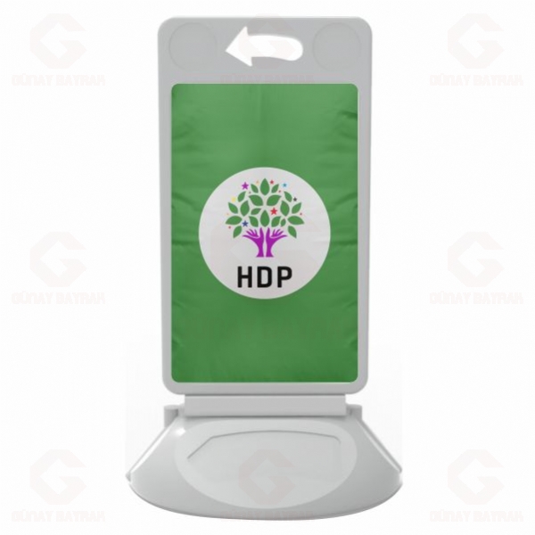 Ye�il HDP Halklar�n Demokratik Partisi Plastik Reklam Dubas�