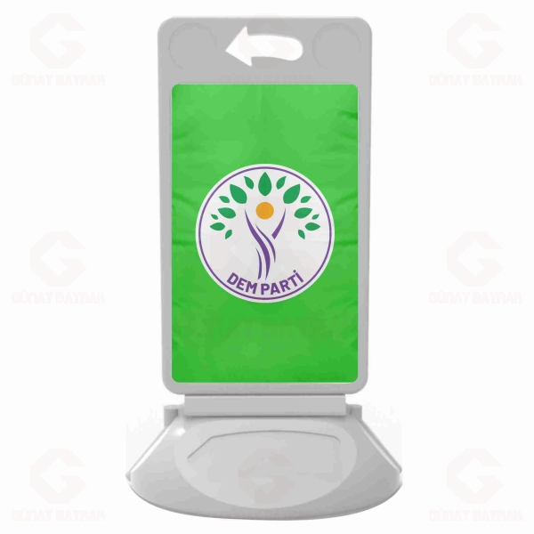 Ye�il Halklar�n E�itlik ve Demokrasi Partisi Plastik Reklam Dubas�
