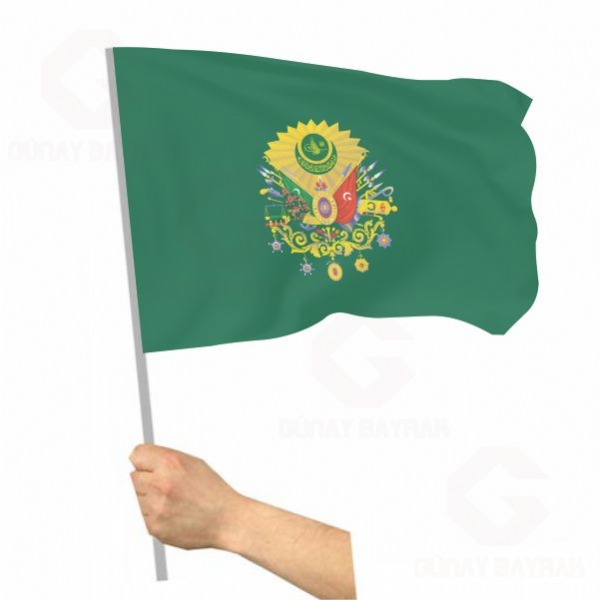 Ye�il Osmanl� Armas� Sopal� Bayrak