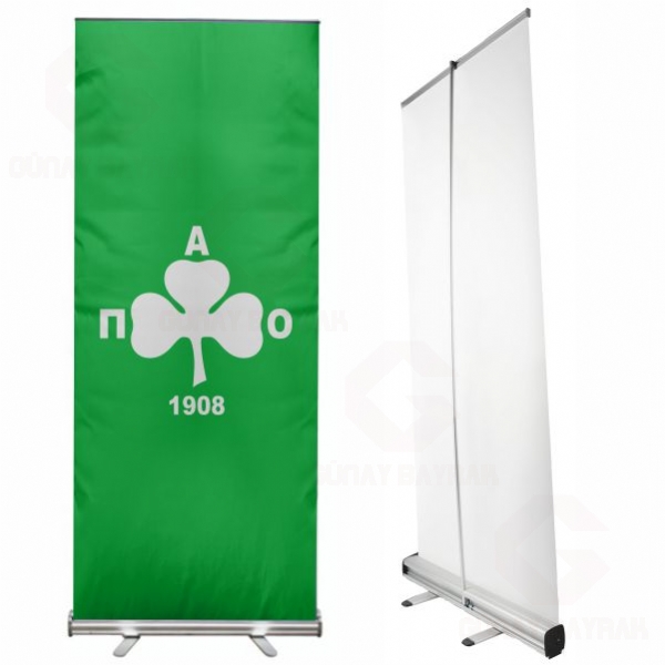 Ye�il Panathinaikos FC Roll Up Banner
