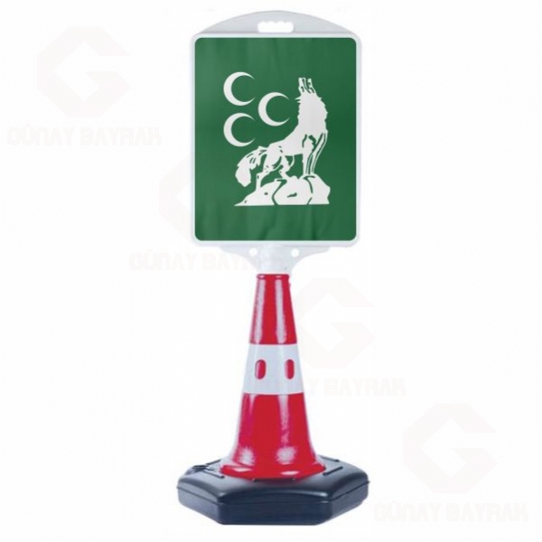 Ye�il �� Hilal Kurt Orta Boy Yol Reklam Duba
