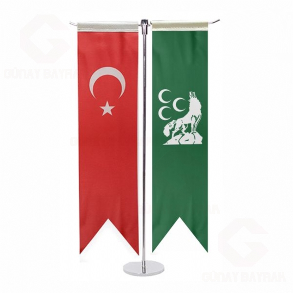 Ye�il �� Hilal Kurt T Masa Bayra��