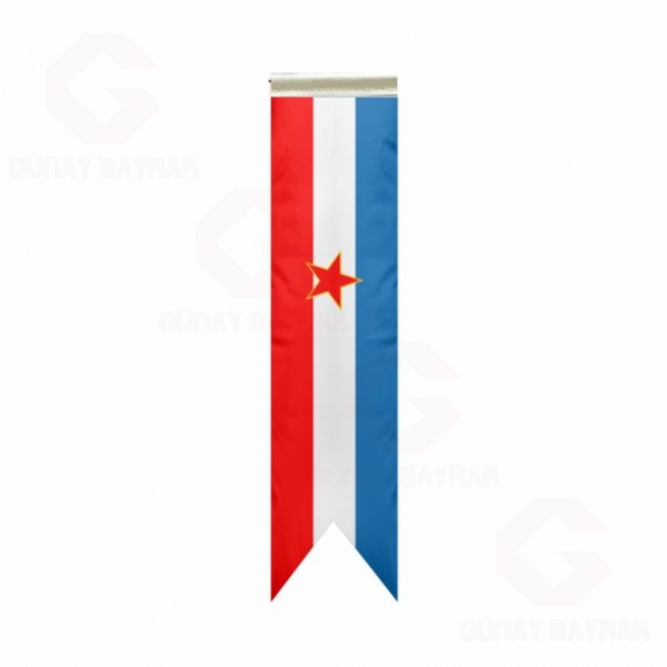Yugoslavya L Masa Bayraklar