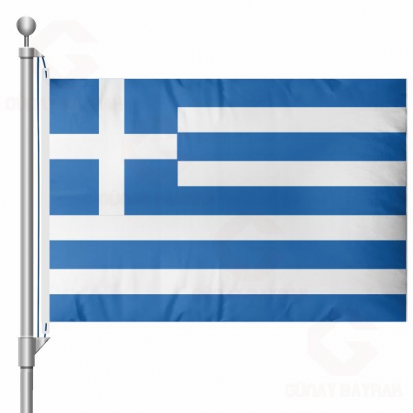 Yunanistan Bayra Yunanistan Flamas