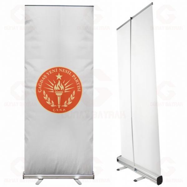 �a�da� Yeni Nesil Partisi Roll Up Banner