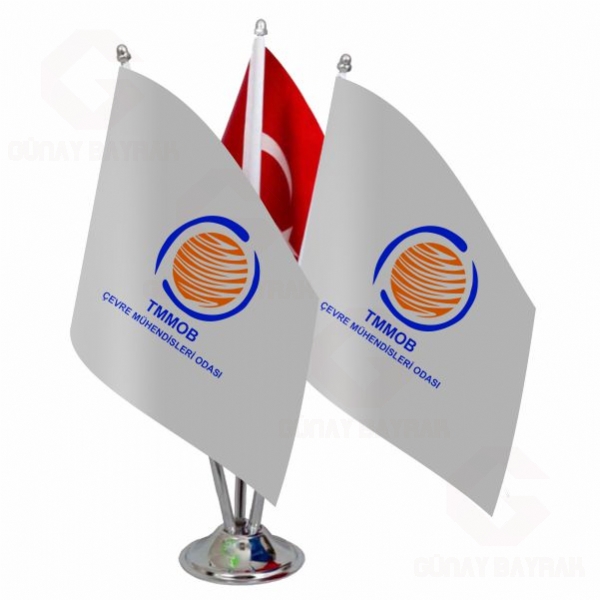 �evre M�hendisleri Odas� ��l� Masa Bayra��