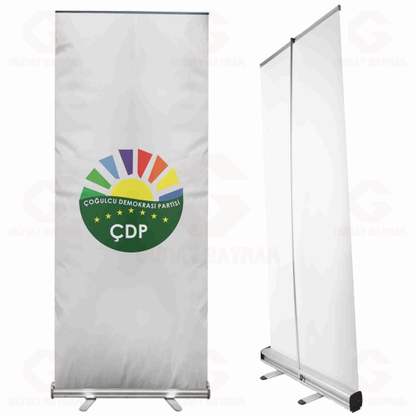 �o�ulcu Demokrasi Partisi Roll Up Banner