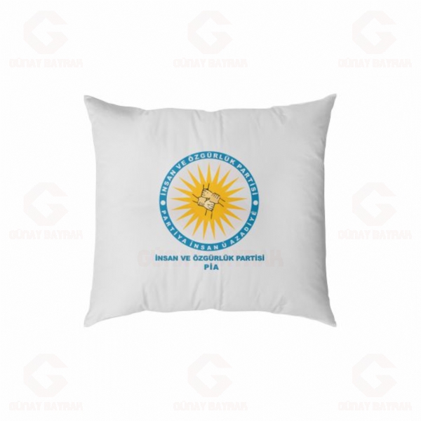 �nsan ve �zg�rl�k Partisi Dijital Bask�l� Yast�k K�l�f�