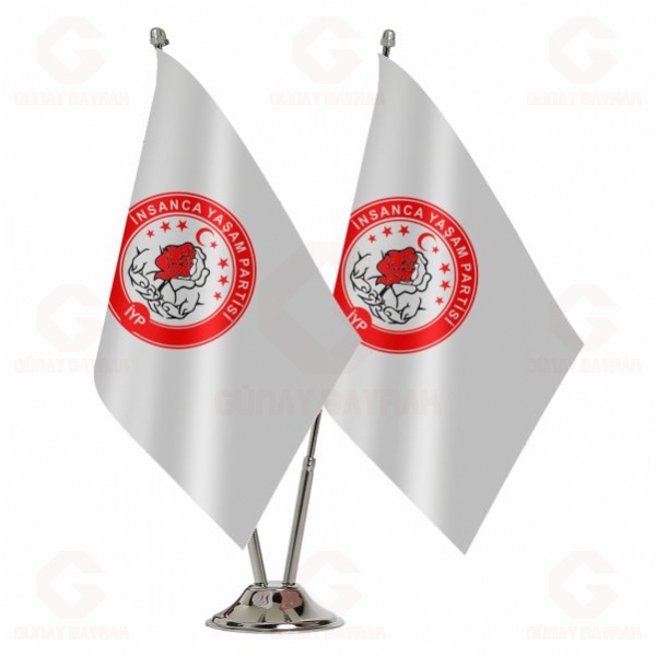 �nsanca Ya�am Partisi ikili Masa Bayra��