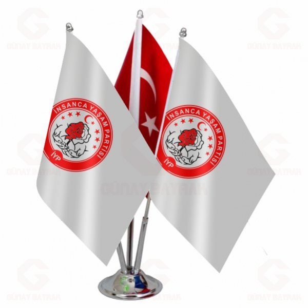 �nsanca Ya�am Partisi ��l� Masa Bayra��