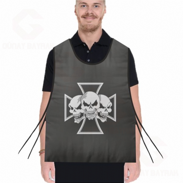 �ron Cross Skull Grev �nl���