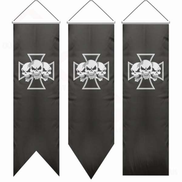 �ron Cross Skull K�rlang�� Bayraklar