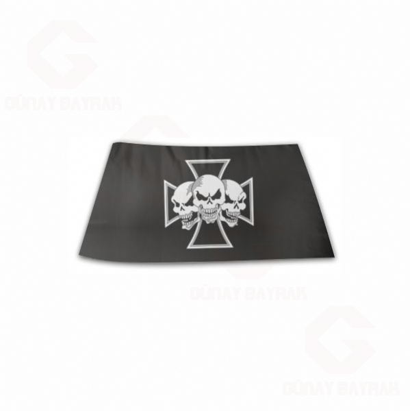 �ron Cross Skull Masa Bayra��