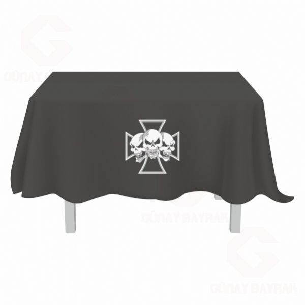 �ron Cross Skull Masa �rt�s� Modelleri