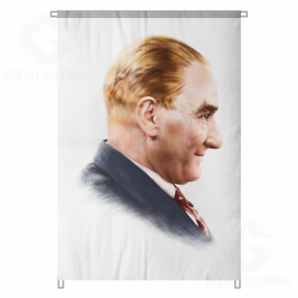 Mustafa Kemal Atatrk Bez Portresi