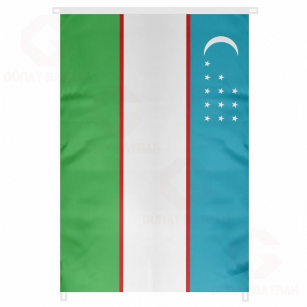 zbekistan Bina Boyu Byk Bayrak