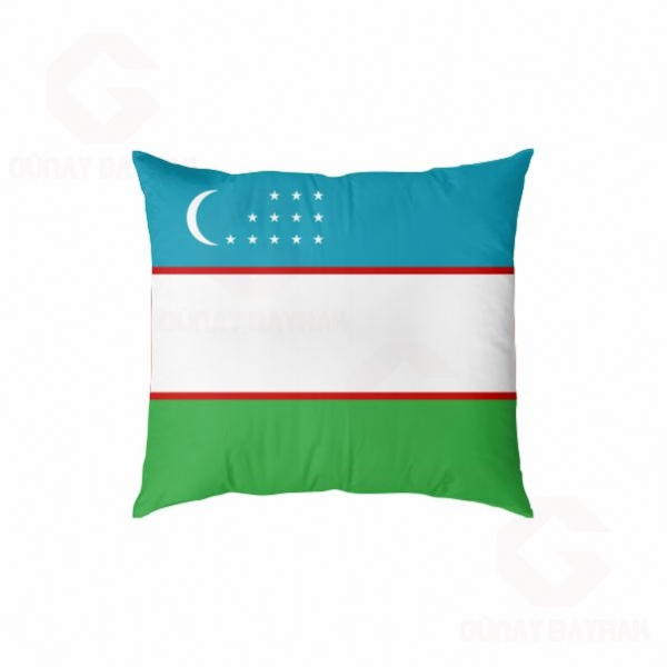 �zbekistan Dijital Bask�l� Yast�k K�l�f�
