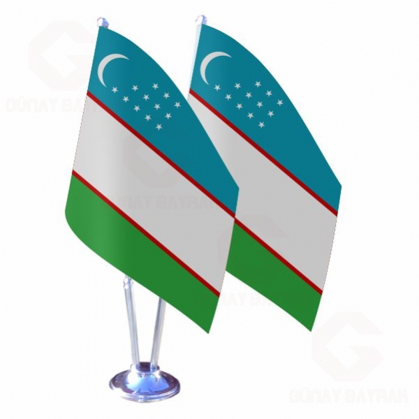 �zbekistan ikili Masa Bayra��