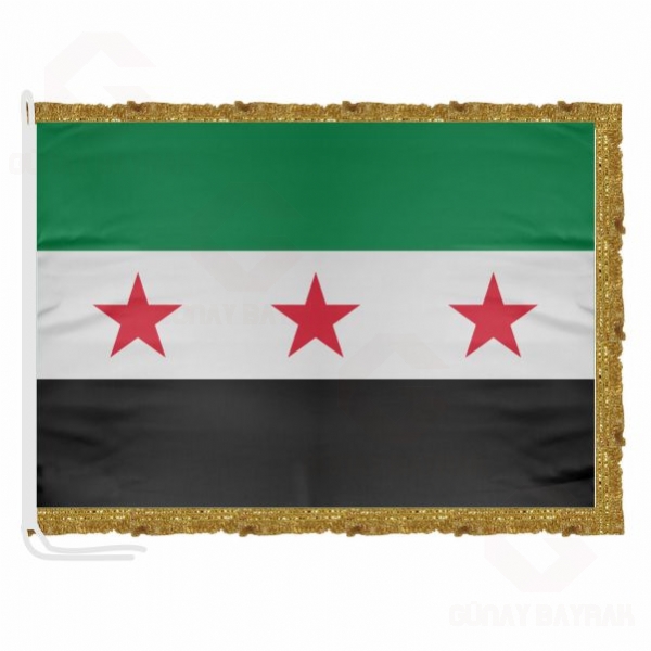 zgr Suriye Ordusu Saten Makam Bayra