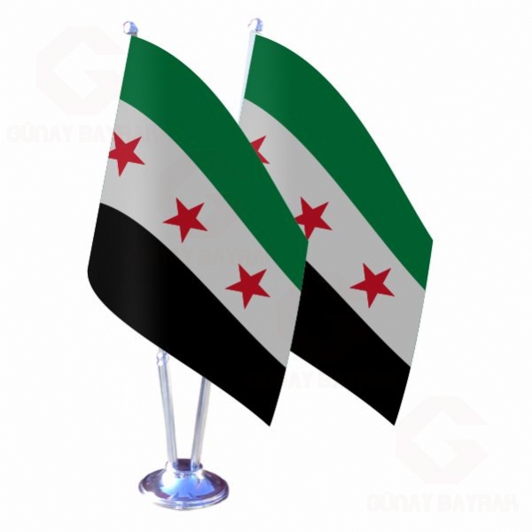 zgr Suriye Ordusu ikili Masa Bayra