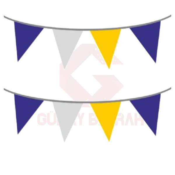 ��gen Mavi Beyaz Sar� Bayraklar